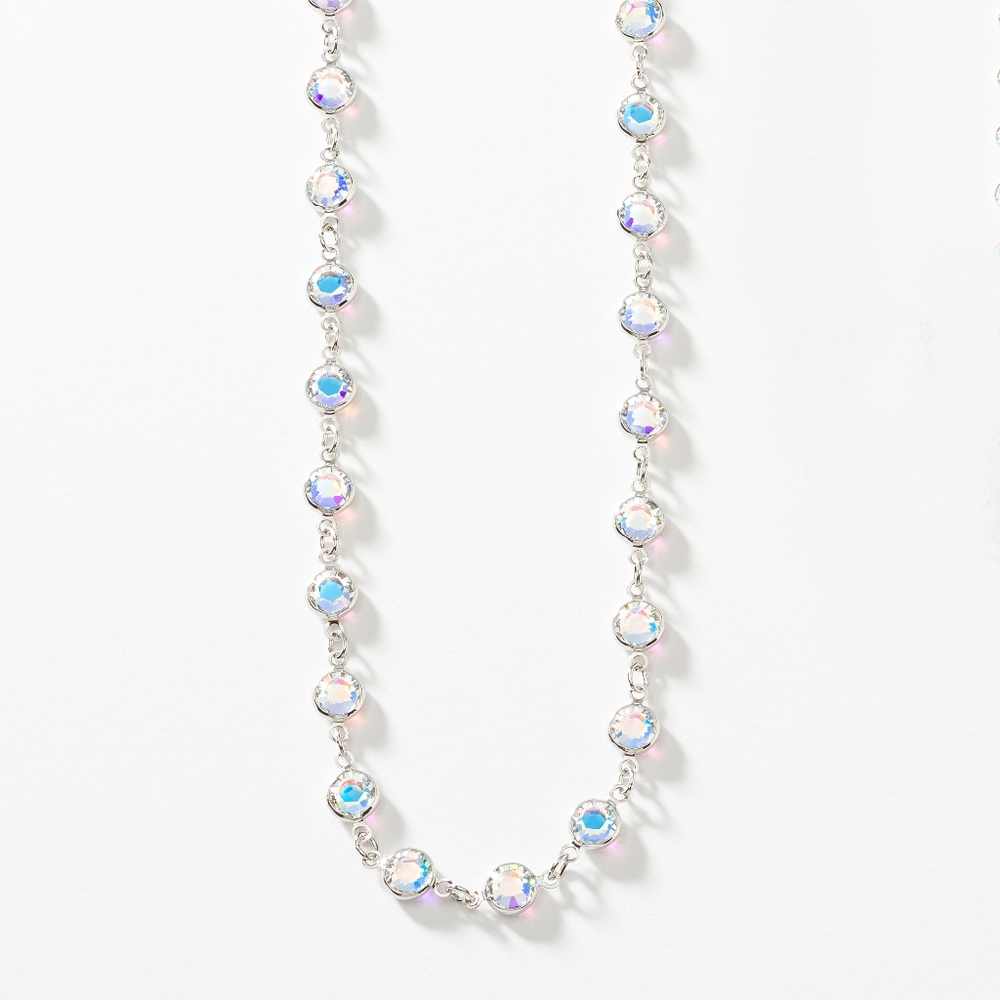 Chanelle Necklace, Crystal Aurore Boreale
